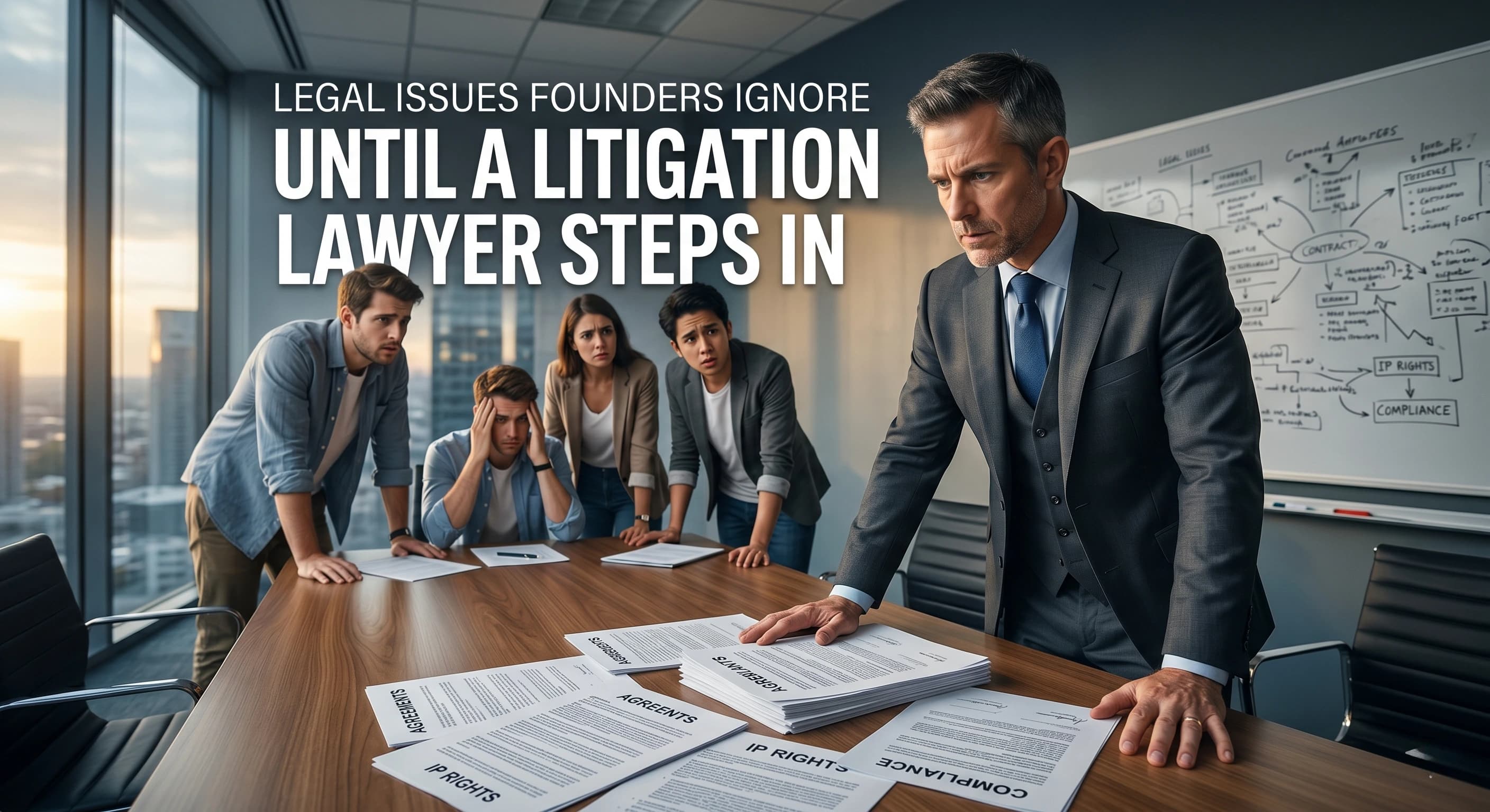 Legal Issues Founders Ignore Until a Dispute Escalates to Litigation Lawyer