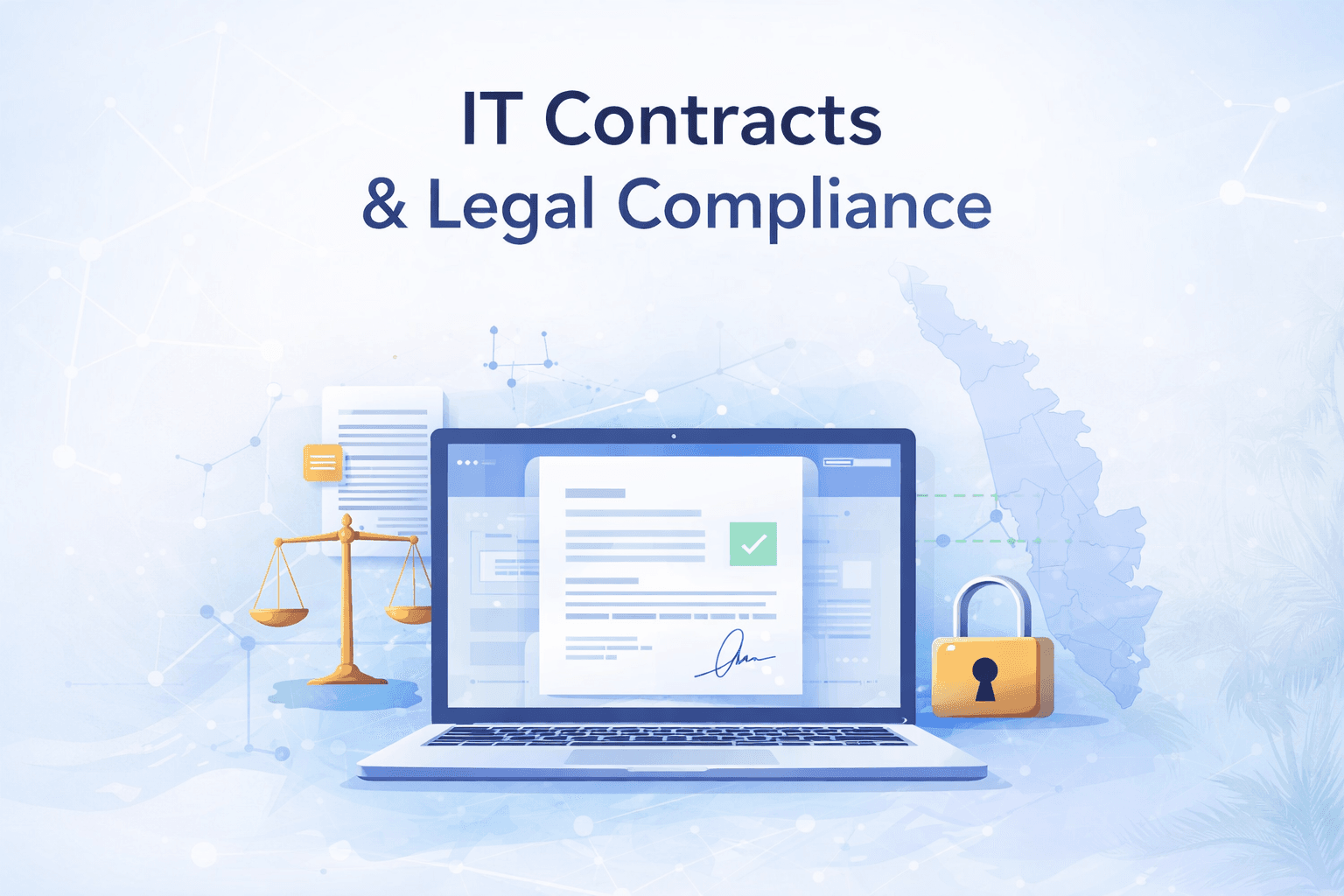 What are the legal requirements for it contracts kerala?