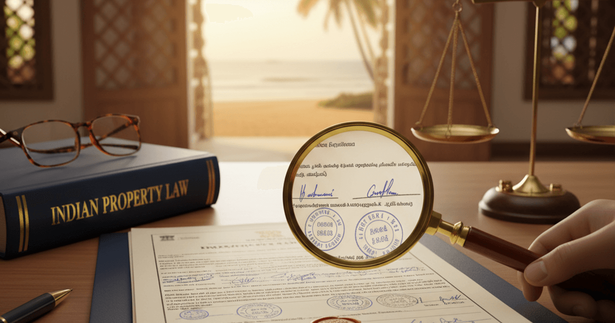 Legal Advisor for Property: Spot Forged Sale Deeds in Kochi